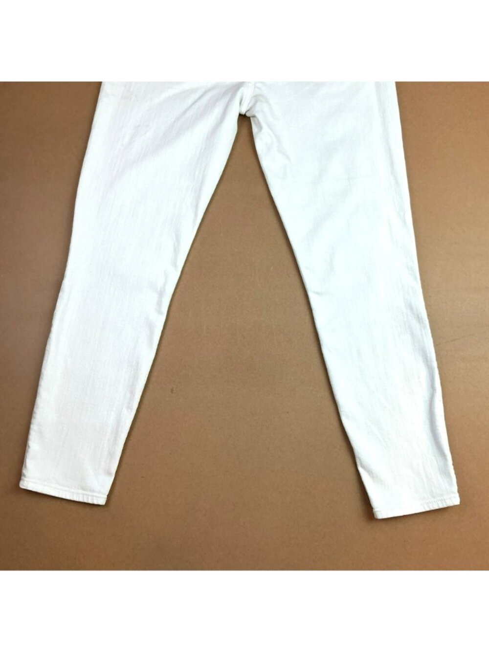 7 For All Mankind Cropped Skinny Jeans Womens 27 White 94% Cotton Stretch Denim - Picture 7 of 13
